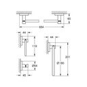 Grohe 40823EN1 Essentials Master Bathroom Accessories Set Brushed Nickel 2