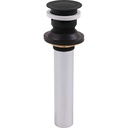 Delta 33W576BL Push Pop-Up Assembly Matte Black