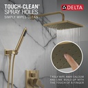 Delta 342701-CZ Raincan Shower Rough & Trim W/ Hs 1L 14S
