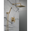 Delta 342701-CZ Raincan Shower Rough & Trim W/ Hs 1L 14S