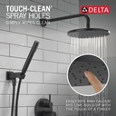 Delta 342702-BL Raincan Shower Rough & Trim W/ Hs 1L 14S