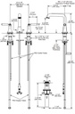 Delta 3536-CZMPU-DST Saylor Two Handle Widespread Bathroom Faucet