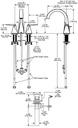Delta 35546-SS-PR-MPU-DST 2H Widespread Lav