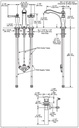 Delta 3556-BLMPU-DST Dorval Widespread Bathroom Faucet 