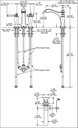 Delta 3557-MPU-DST Dorval Widespread Bathroom Faucet 
