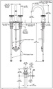 Delta 3558-CZMPU-DST Trinsic Widespread Bathroom