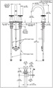 Delta 3558-SSMPU-DST Trinsic Widespread Bathroom