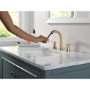 Delta 3559-CZPD-DST Trinsic Two Handle Widespread Pull Down Bathroom Champagne Bronze