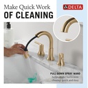 Delta 3559-CZPD-DST Trinsic Two Handle Widespread Pull Down Bathroom Champagne Bronze