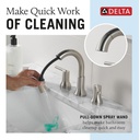 Delta 3559-SSPD-DST Trinsic Two Handle Widespread Pull Down Bathroom
