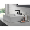 Delta 3571-BLMPU-DST Two Handle Widespread Bathroom Faucet