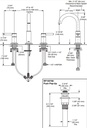 Delta 35749LF Widespread Bathroom Faucet 2L