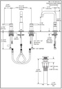 Delta 35849LF-BL Widespread Bathroom Faucet 2L