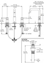 Delta 35849LF-GZ Widespread Bathroom Faucet