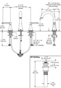 Delta 35860LF Greydon Widespread Bathroom Faucet 2L