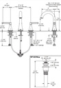 Delta 35860LF-SP Greydon Widespread Bathroom Faucet 2L