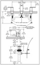 Delta 3586LF-MPU Arzo Widespread Bath Faucet 