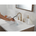 Delta 3597-CZPD-DST Cassidy Two Handle Widespread Pull Down Bathroom