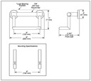 Delta 41550-BL Contemporary Tissue Holder/Assist Bar 