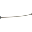 Delta 42205-SS 5' Curved Shower Rod With 6" Bow 