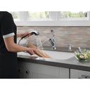 Delta 4362LF-SD Principals Single Handle Kitchen Pullout Faucet