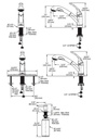 Delta 4362LF-SD Principals Single Handle Kitchen Pullout Faucet
