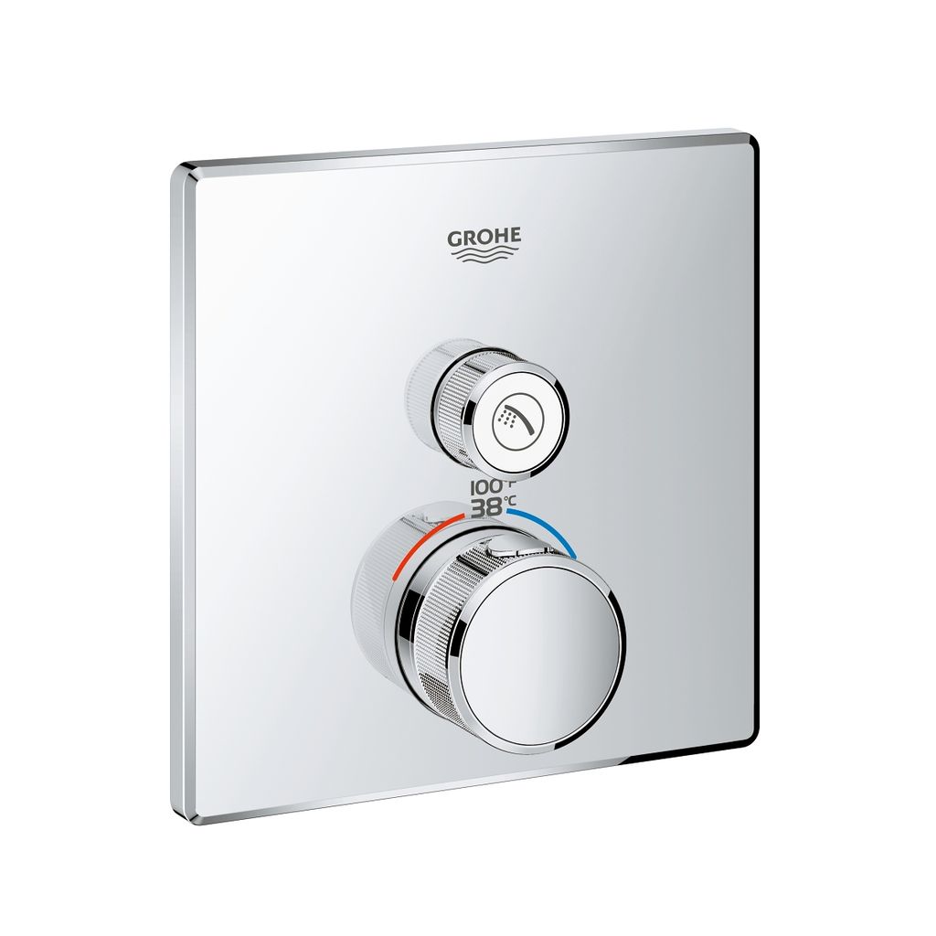 Grohe 29140000 Grohtherm SmartControl Single Function Thermostatic Trim And Module Chrome 1
