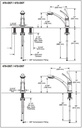 Delta 470-WE-DST Signature Kitchen Pullout Faucet 1.5 Gpm 