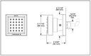 Delta 50150-PN-PR Surface Mount Body Spray