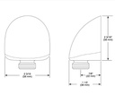 Delta 50560-BL Wall Elbow For Hand Shower Matte Black