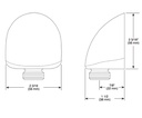 Delta 50560-PR Wall Elbow For Hand Shower