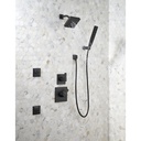 Delta 50570-BL Square Wall Elbow For Handshower Matte Black