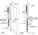 Delta 51140-PR H2O Hand Shower 1.75 Gpm W/ Slide Bar 4S