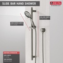 Delta 51361-SS Hand Shower 1.75 Gpm W/Slide Bar 4S 