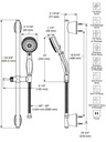 Delta 51549-CZ Activtouch Slide Bar Hand Shower 