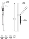 Delta 51552 Slide Bar Handshower 