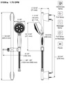 Delta 51559-RB Slide Bar Hand Shower 