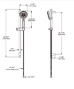 Delta 51584-SS-PR 7-Setting Cleaning Slide Bar Shower 1.75