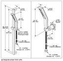 Delta 51799-SS-PR 3-Setting H2Okinetic Slide Bar Handshower