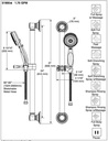Delta 51900 Traditional Decorative Ada Shower Kit Traditional 