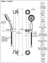 Delta 51900-SS Traditional Decorative Ada Shower Kit Traditional 