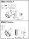 Delta 52102-MB 4-Setting Showerhead 