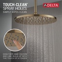 Delta 52158-CZ-PR Sh 1.75 Gpm Raincan 12" 1S Metal Champagne Bronze