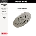 Delta 52158-SS-PR Raincan Single-Setting 12" Metal