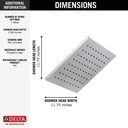 Delta 52159-PR Raincan Single-Setting 12" Metal
