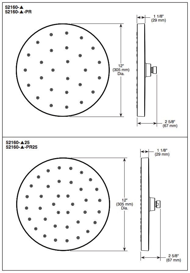 Delta 52160-CZ-PR H2Okinetic Ultrasoak Shower Head