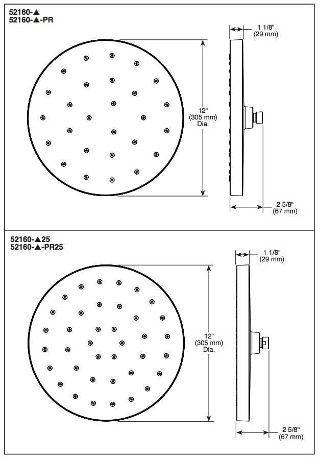 Delta 52160-SS-PR H2Okinetic Ultrasoak Shower Head