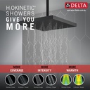 Delta 52161-BL H2Okinetic Ultrasoak 12" Shower Head Matte
