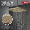 Delta 52161-CZ-PR H2Okinetic Ultrasoak Shower Head