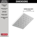 Delta 52161-PR H2Okinetic Ultrasoak Shower Head